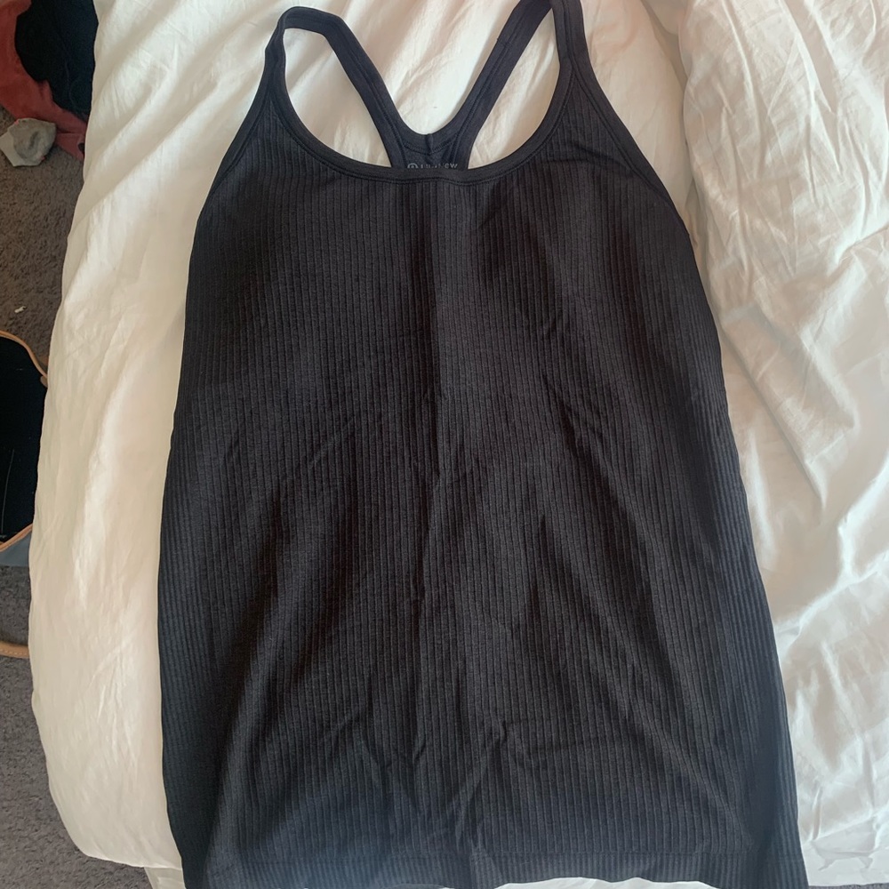 Lululemon Size 12 Ebb to Street Tank Black